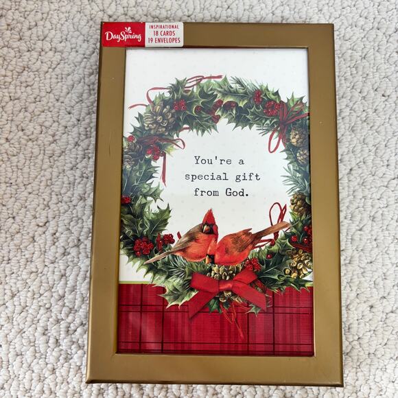 Dayspring Religious Box Christmas Cards & Envelopes Lot of 2 Designs Mostly Full - Picture 4 of 6